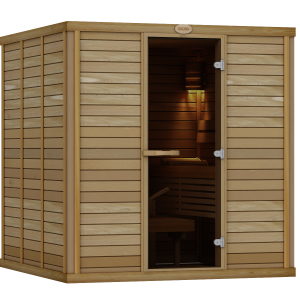 Phòng Xông Hơi Khô Gỗ Thông Cao Cấp [Mã 2020RL-CD] – Đẳng Cấp Spa Tại Gia