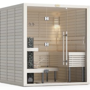 Phòng Xông Hơi Gỗ Màu Sáng Cao Cấp – Thiết Kế Sang Trọng Chuẩn Châu Âu | Đông Hải PS
